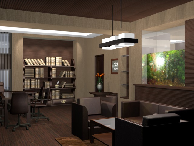 интерьер кабинета