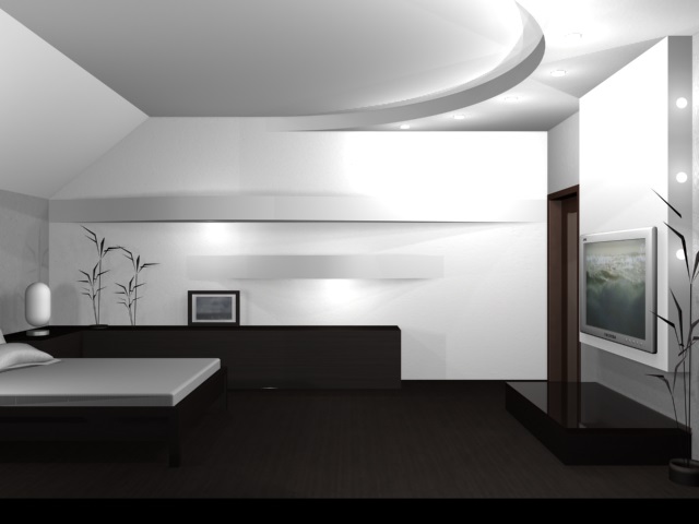 интерьер спальни