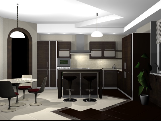 интерьер столовой